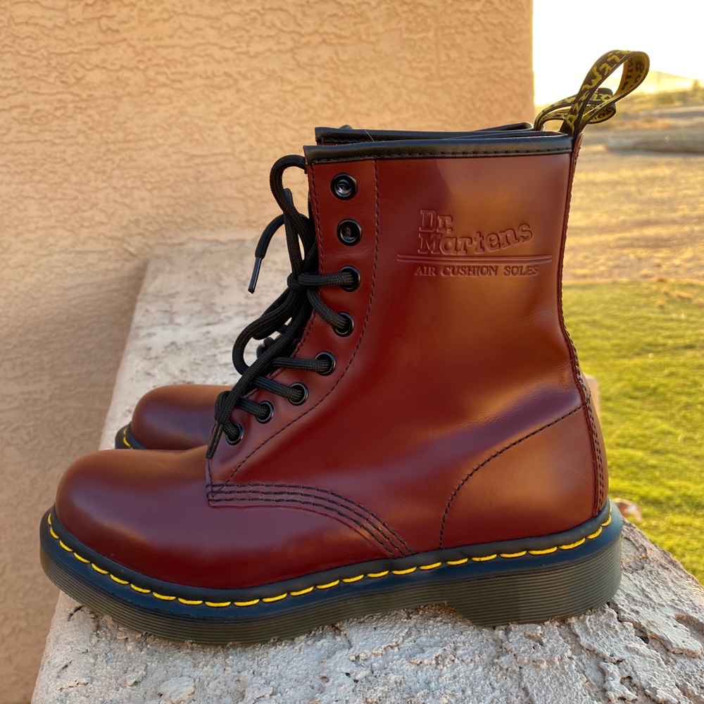 Dr Martens 1460 Cherry Red 🍒 Leather boots 🥾